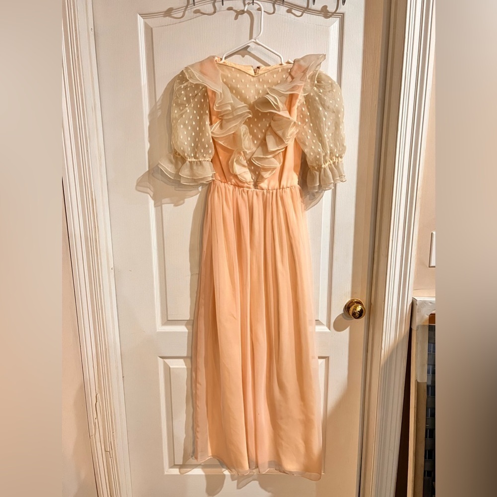 FINAL PRICE Vintage Dessy New York Pink Dress